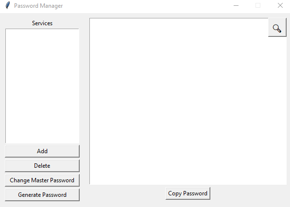 Password Manager Screenshot